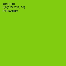 #81CB10 - Pistachio Color Image