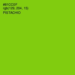 #81CC0F - Pistachio Color Image