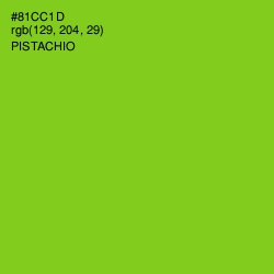 #81CC1D - Pistachio Color Image