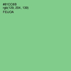 #81CC8B - Feijoa Color Image