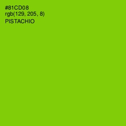 #81CD08 - Pistachio Color Image