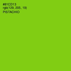 #81CD13 - Pistachio Color Image