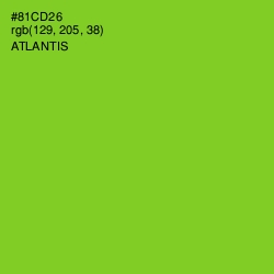 #81CD26 - Atlantis Color Image