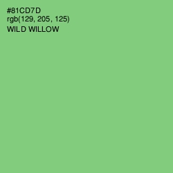 #81CD7D - Wild Willow Color Image