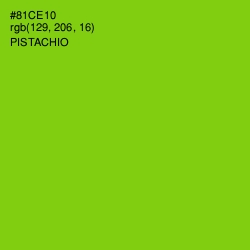 #81CE10 - Pistachio Color Image