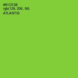 #81CE38 - Atlantis Color Image
