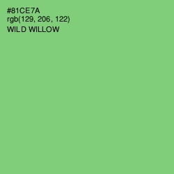 #81CE7A - Wild Willow Color Image