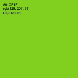 #81CF1F - Pistachio Color Image