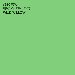 #81CF7A - Wild Willow Color Image