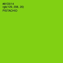 #81D014 - Pistachio Color Image