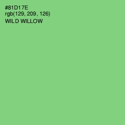 #81D17E - Wild Willow Color Image