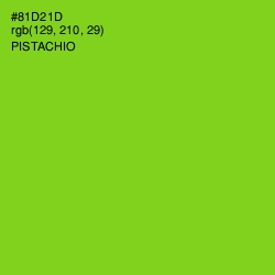 #81D21D - Pistachio Color Image