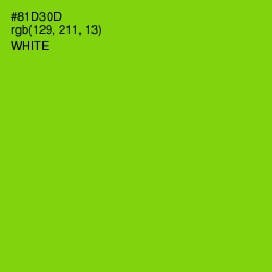 #81D30D - Pistachio Color Image