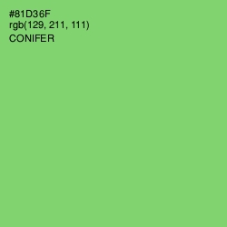 #81D36F - Conifer Color Image