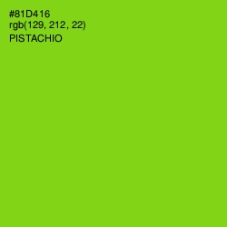 #81D416 - Pistachio Color Image