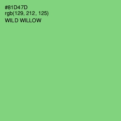 #81D47D - Wild Willow Color Image