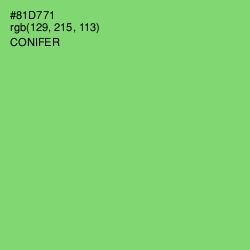#81D771 - Conifer Color Image