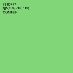 #81D777 - Conifer Color Image