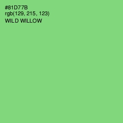 #81D77B - Wild Willow Color Image