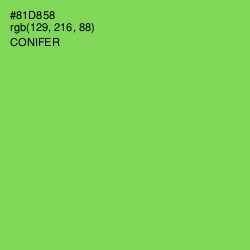 #81D858 - Conifer Color Image