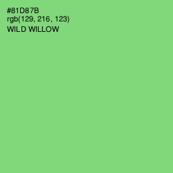 #81D87B - Wild Willow Color Image