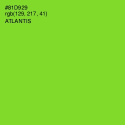 #81D929 - Atlantis Color Image