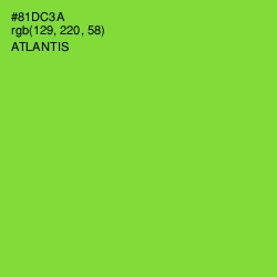 #81DC3A - Atlantis Color Image