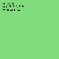 #81DC7D - Wild Willow Color Image