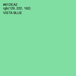 #81DEA2 - Vista Blue Color Image