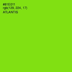 #81E011 - Atlantis Color Image