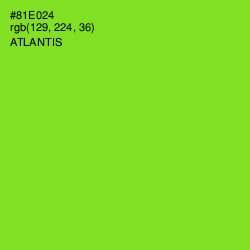 #81E024 - Atlantis Color Image