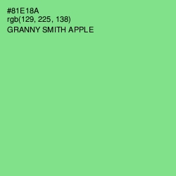 #81E18A - Granny Smith Apple Color Image