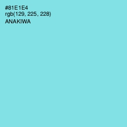 #81E1E4 - Anakiwa Color Image