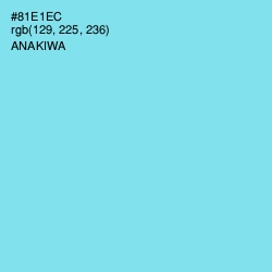 #81E1EC - Anakiwa Color Image