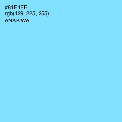 #81E1FF - Anakiwa Color Image