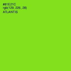 #81E21C - Atlantis Color Image