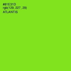 #81E31D - Atlantis Color Image