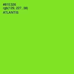 #81E326 - Atlantis Color Image