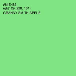 #81E483 - Granny Smith Apple Color Image