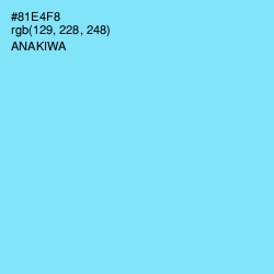 #81E4F8 - Anakiwa Color Image