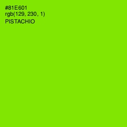 #81E601 - Pistachio Color Image