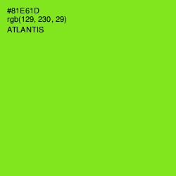 #81E61D - Atlantis Color Image