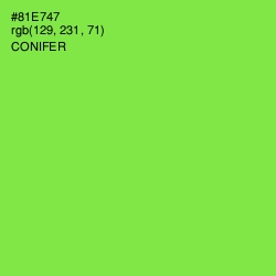 #81E747 - Conifer Color Image