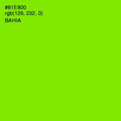 #81E800 - Bahia Color Image