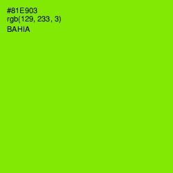 #81E903 - Bahia Color Image