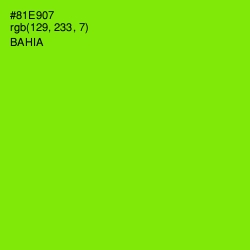#81E907 - Bahia Color Image
