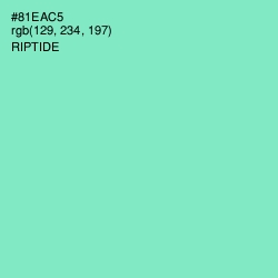 #81EAC5 - Riptide Color Image