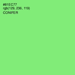 #81EC77 - Conifer Color Image