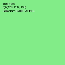 #81EC88 - Granny Smith Apple Color Image