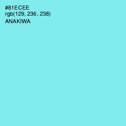 #81ECEE - Anakiwa Color Image